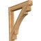 Ekena Millwork Merced Arts & Crafts Rough Sawn Outlooker, Western Red Cedar, 8"W x 48"D x 48"H OUT08X48X48MRC03RWR - alternate 1
